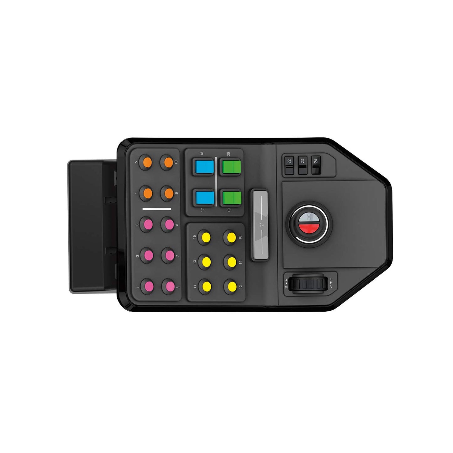Farm Sim Controller – Steuerpult mit 25 Tasten, USB, PC/Mac/PS4